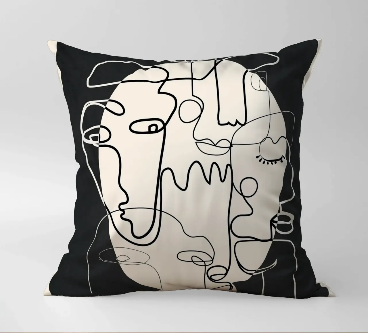 Undefined Thought Flow 1 Kissen von Nadjaa