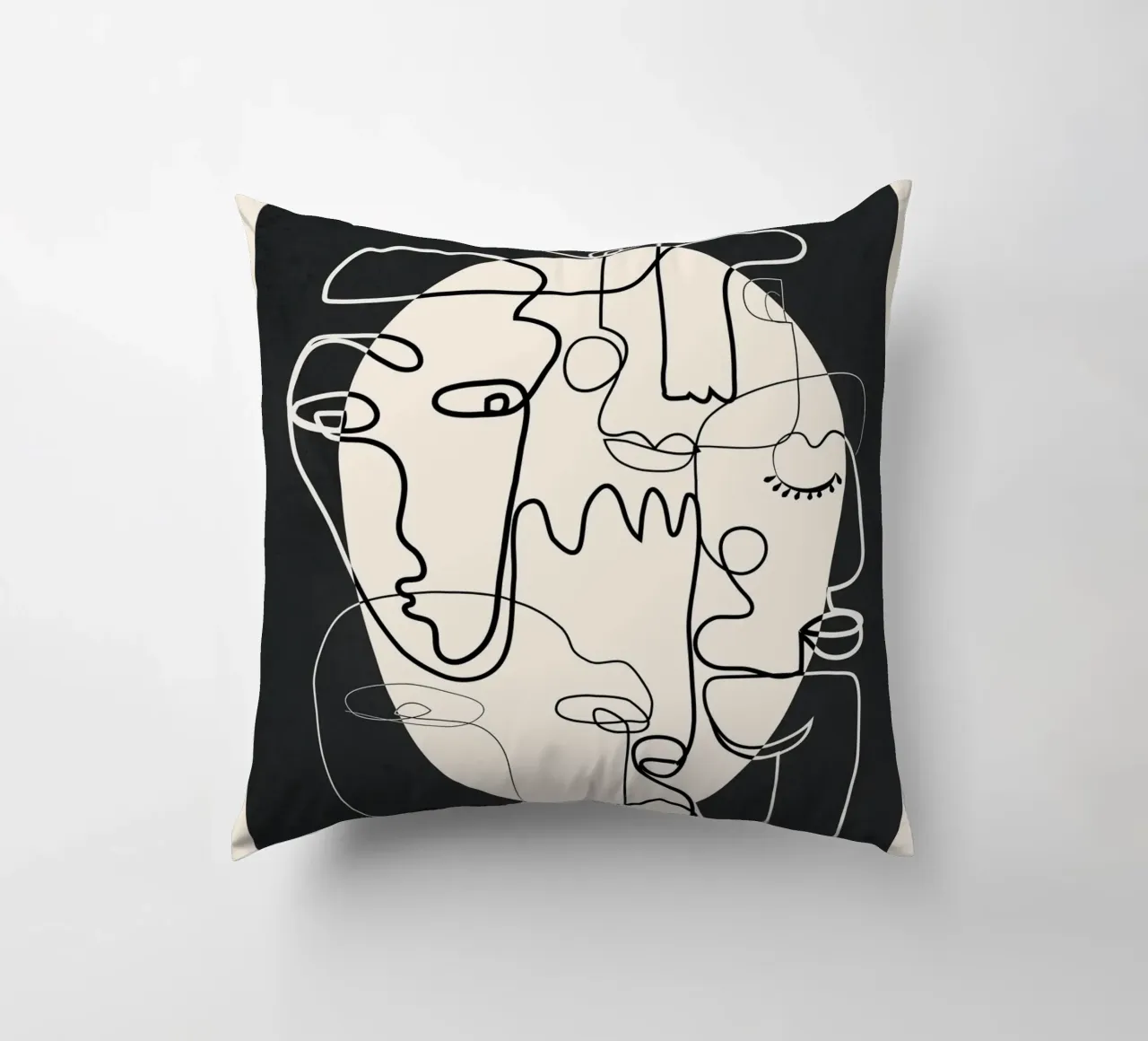 Undefined Thought Flow 1 Kissen von Nadjaa