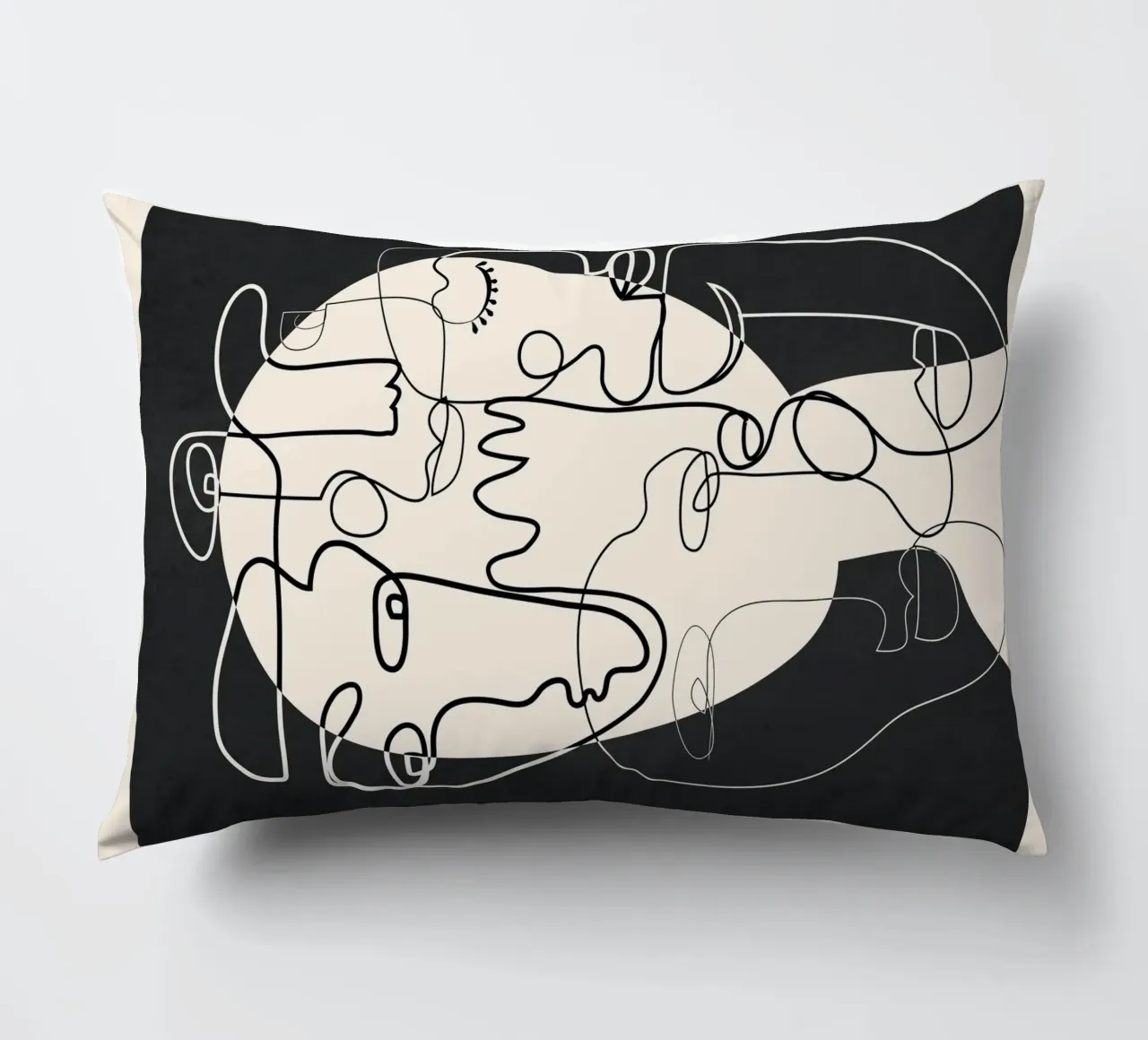 Undefined Thought Flow 1 decorative cushion by Nadjaa