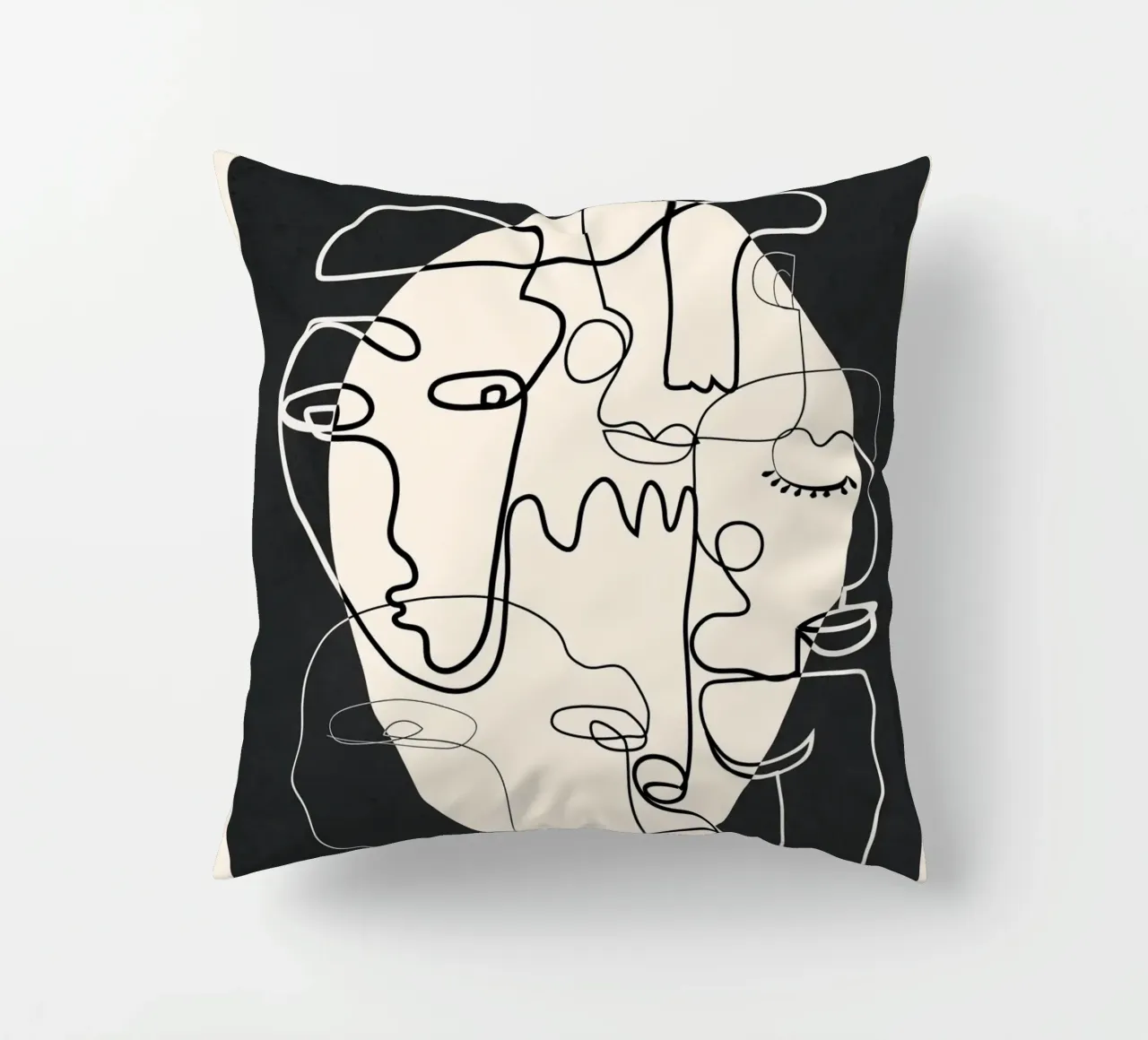 Undefined Thought Flow 1 Kissen von Nadjaa