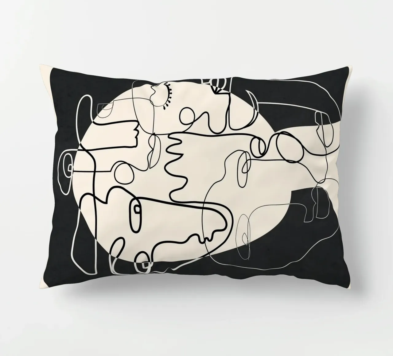 Undefined Thought Flow 1 Kissen von Nadjaa