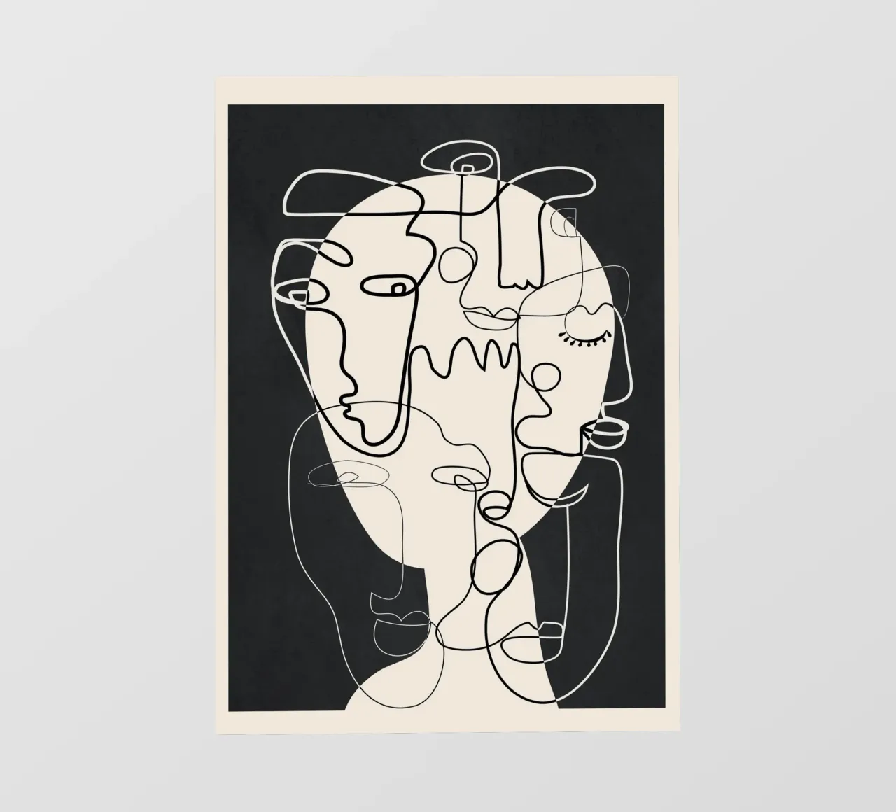 Undefined Thought Flow 1 PVC Plane von Nadjaa