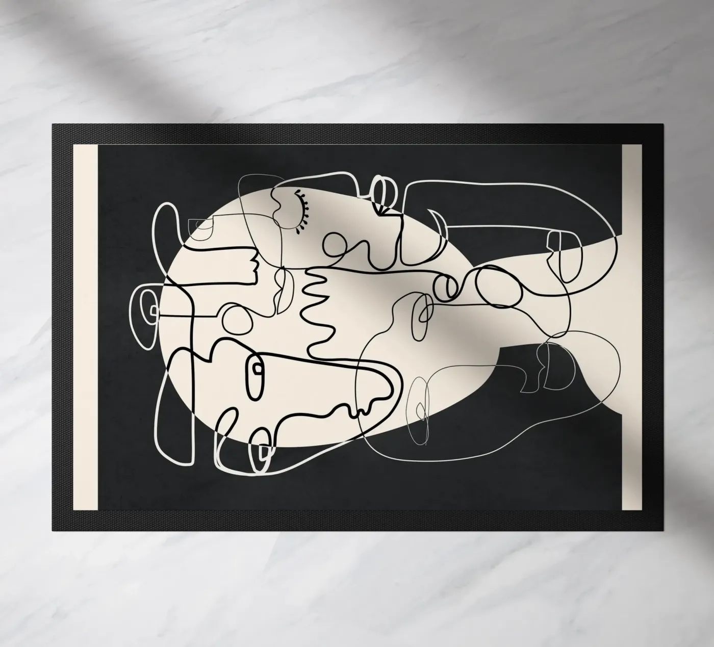 Undefined Thought Flow 1 deurmat van Nadjaa