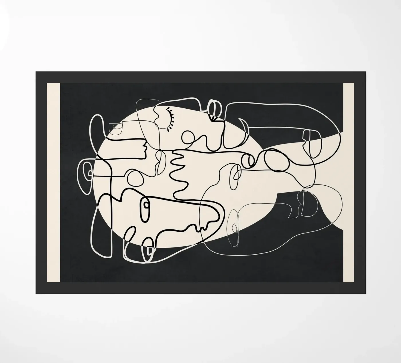 Undefined Thought Flow 1 deurmat van Nadjaa