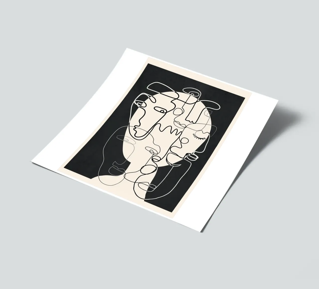Undefined Thought Flow 1 Stickerbogen von Nadjaa