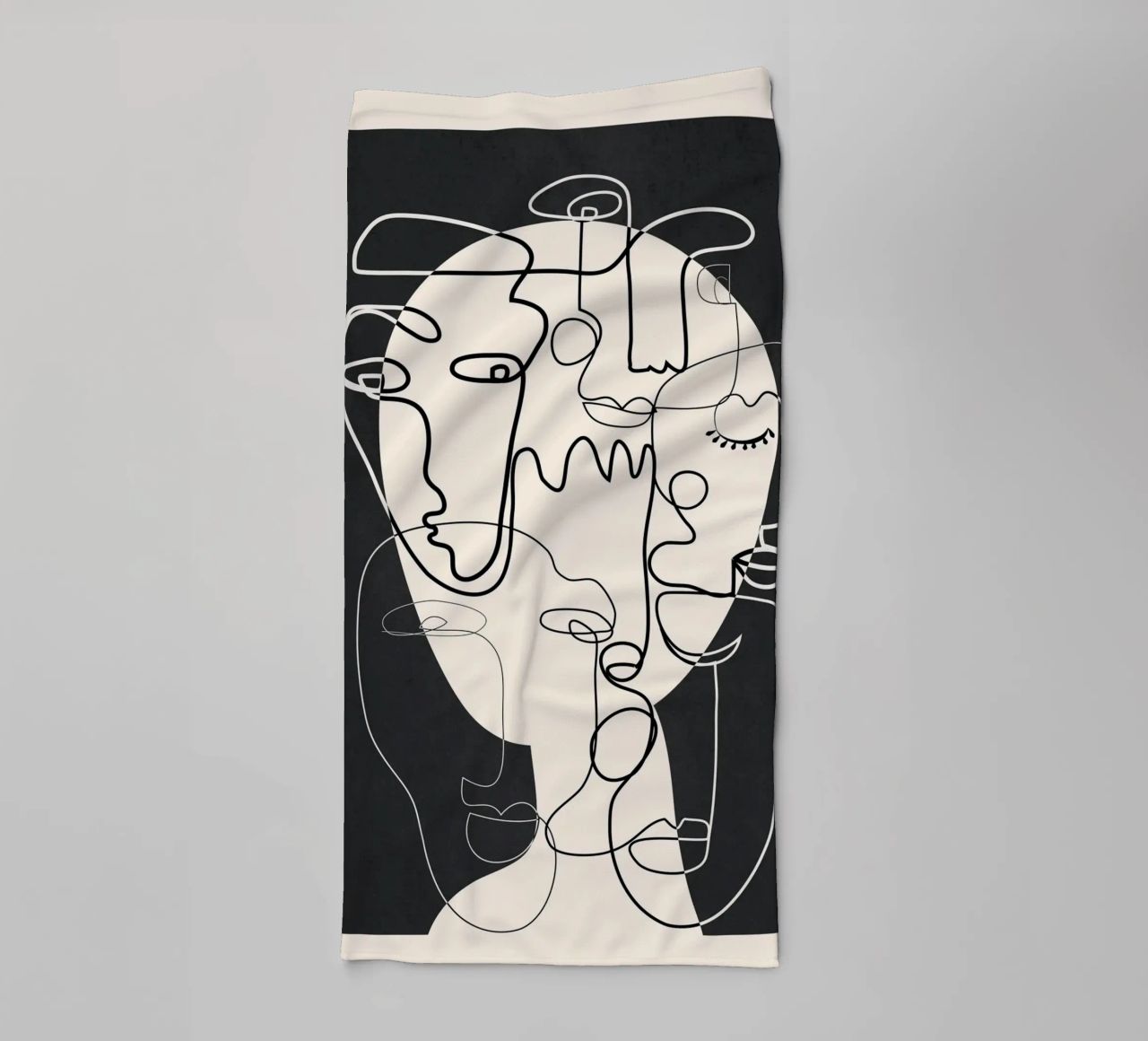 Undefined Thought Flow 1 asciugamano da bagno da Nadjaa