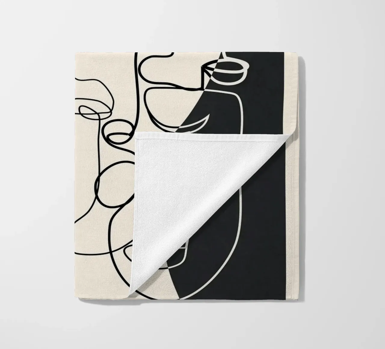 Undefined Thought Flow 1 serviette de plage de Nadjaa