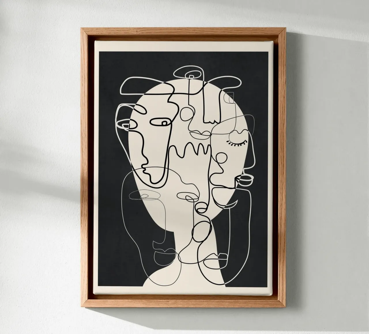 Undefined Thought Flow 1 Leinwand von Nadjaa