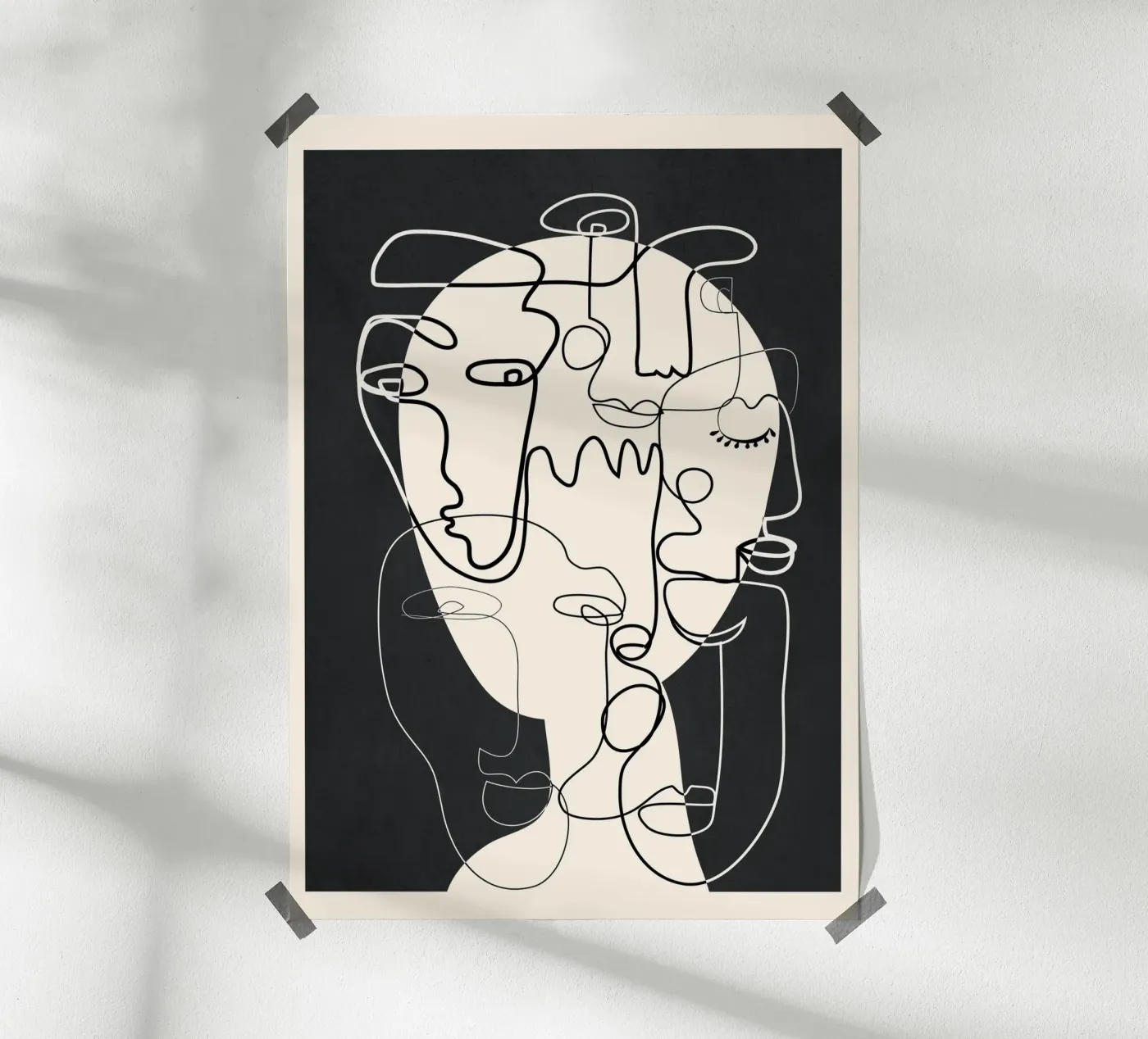 Undefined Thought Flow 1 Poster von Nadjaa
