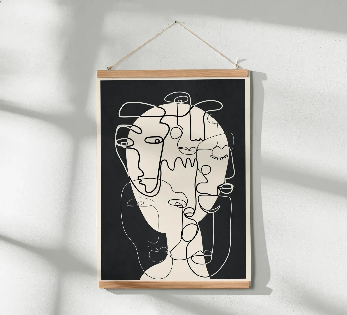 Undefined Thought Flow 1 Poster von Nadjaa