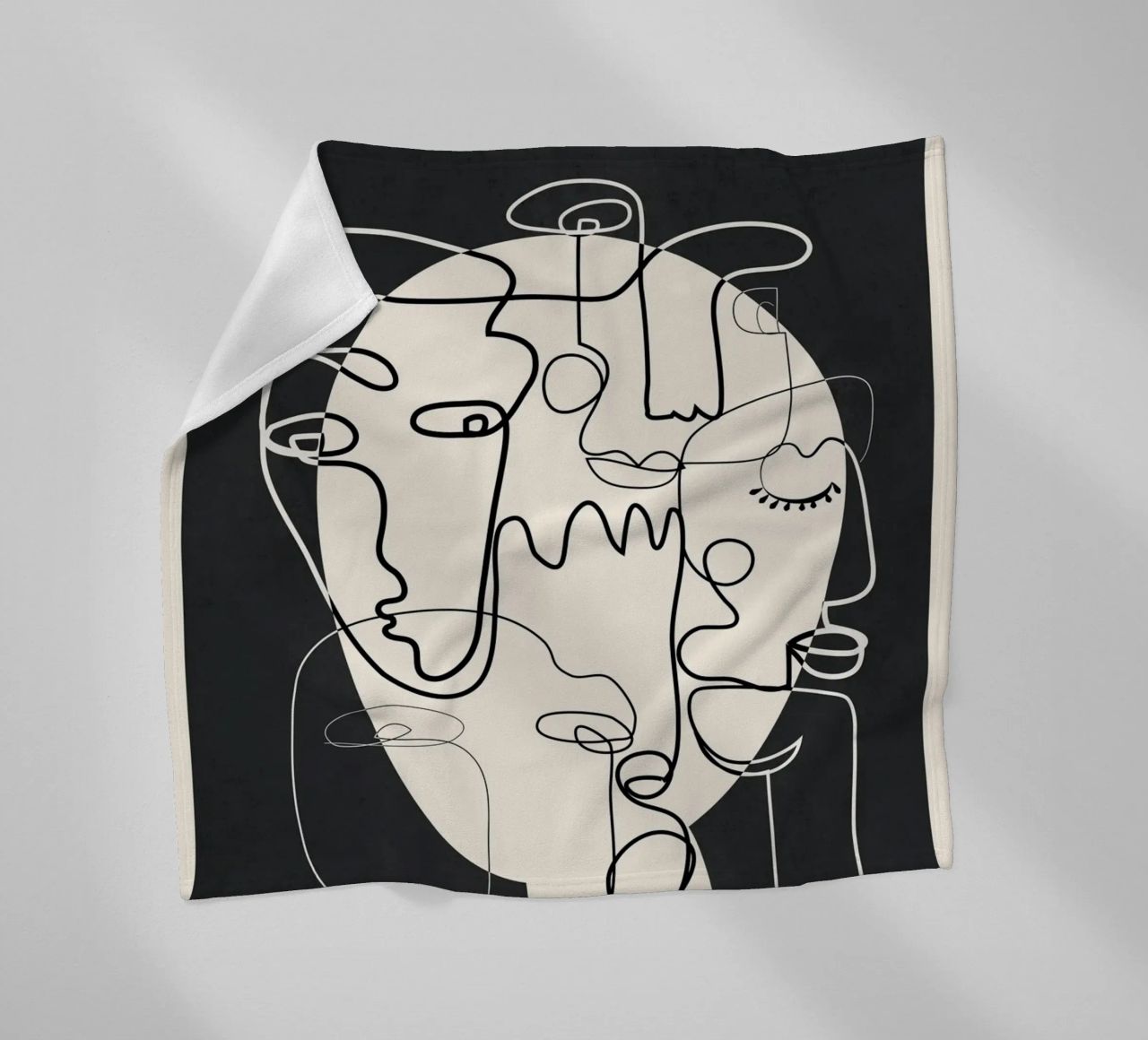 Undefined Thought Flow 1 coperta in pile da Nadjaa