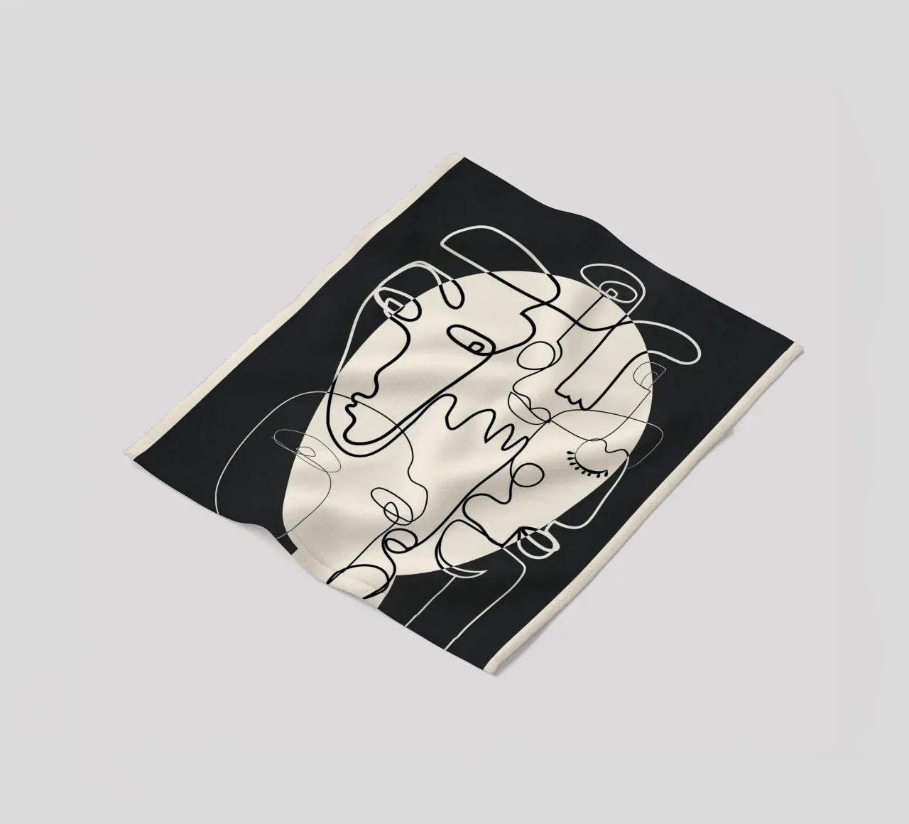 Undefined Thought Flow 1 Fleecedecke von Nadjaa