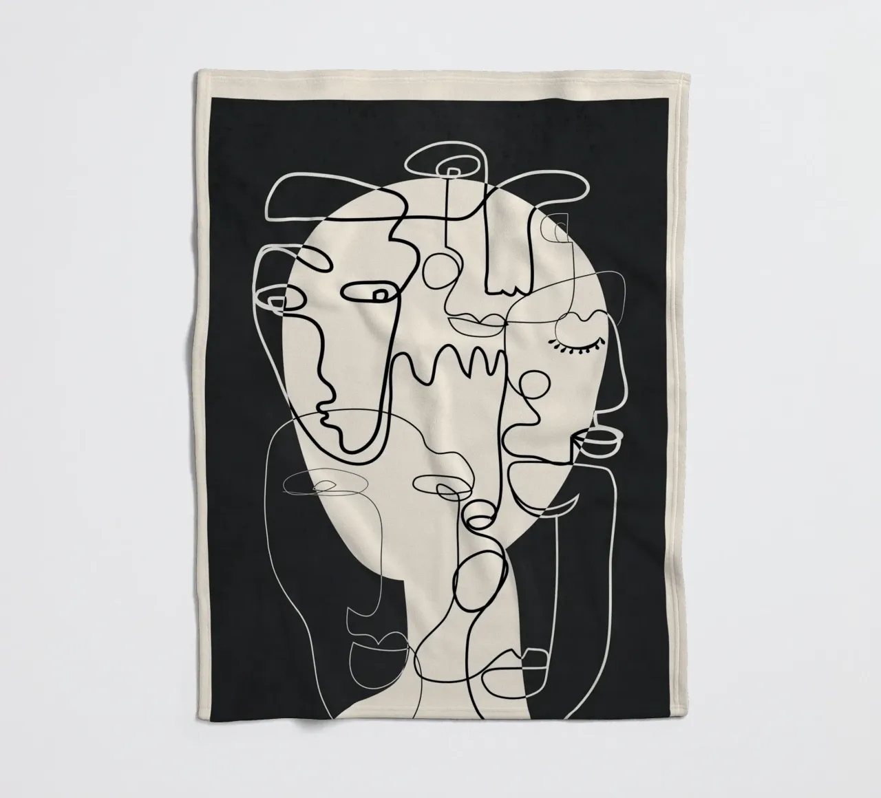 Undefined Thought Flow 1 Fleecedecke von Nadjaa