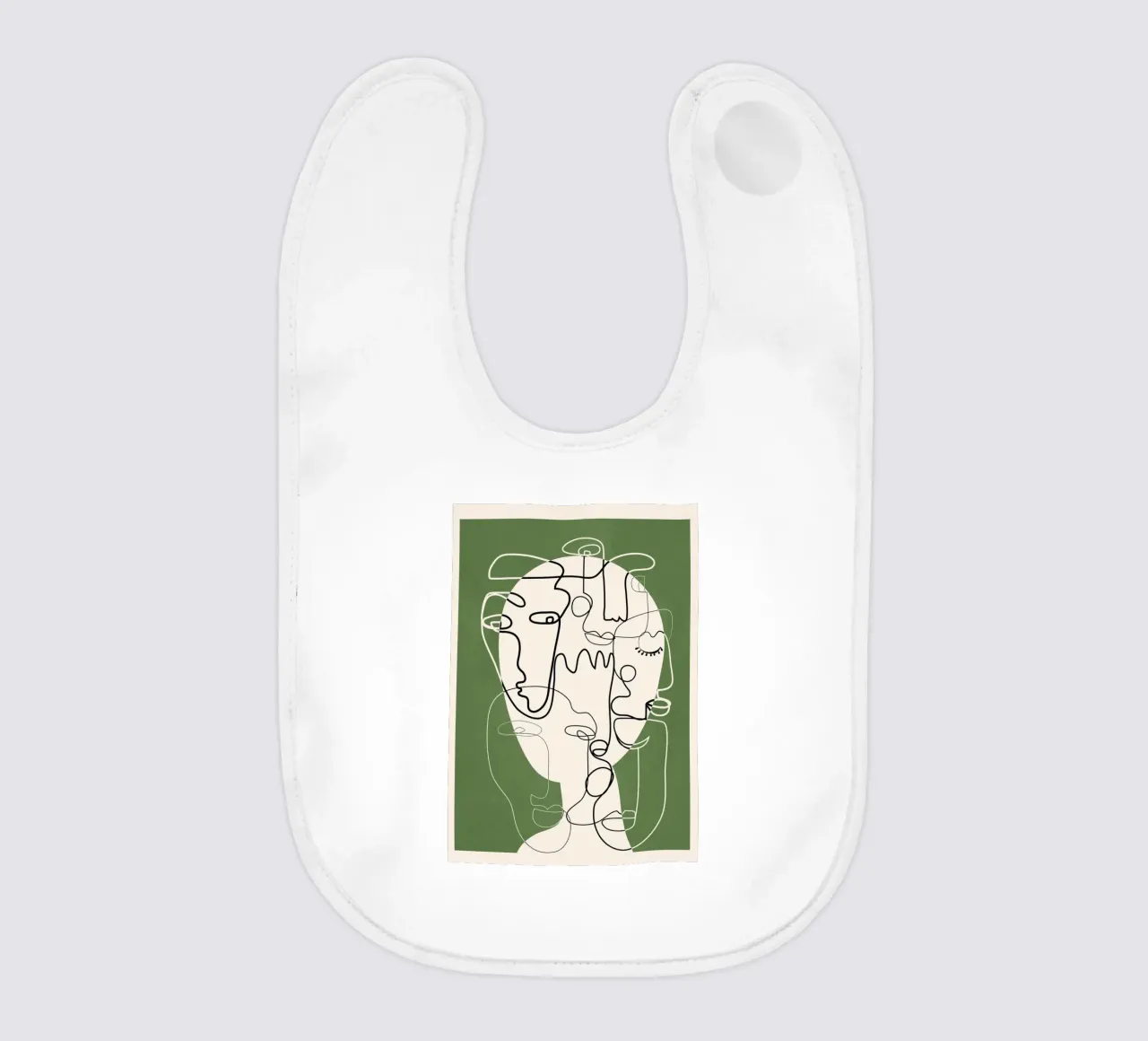 Undefined Thought Flow 2 baby bib by Nadjaa