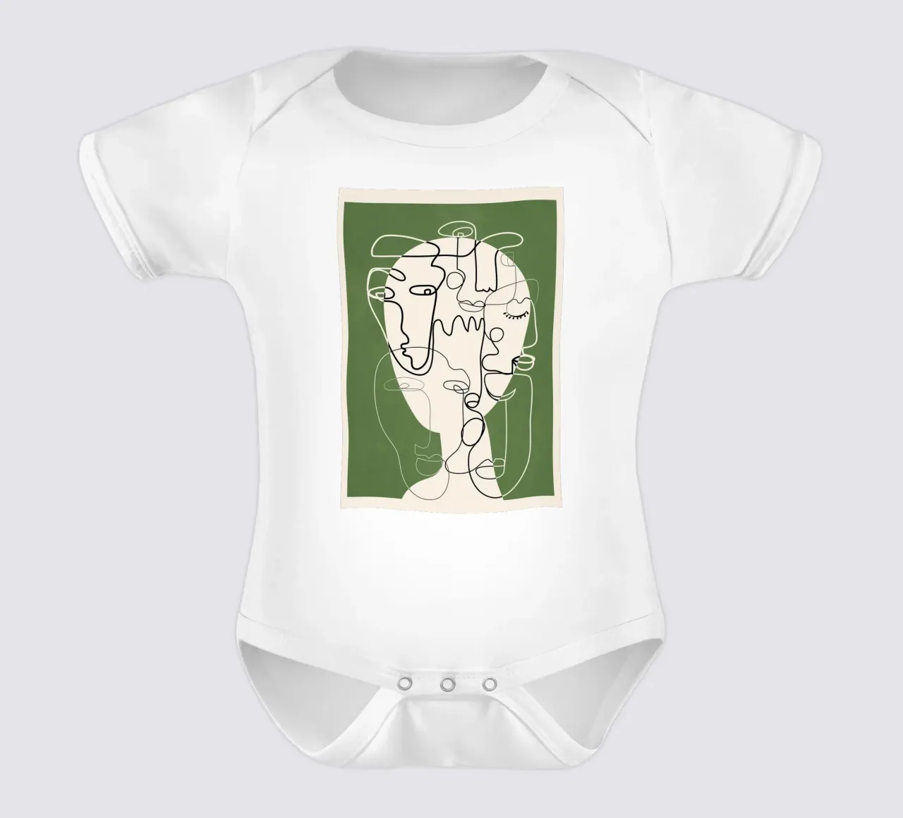 Undefined Thought Flow 2 body neonato maniche corte da Nadjaa
