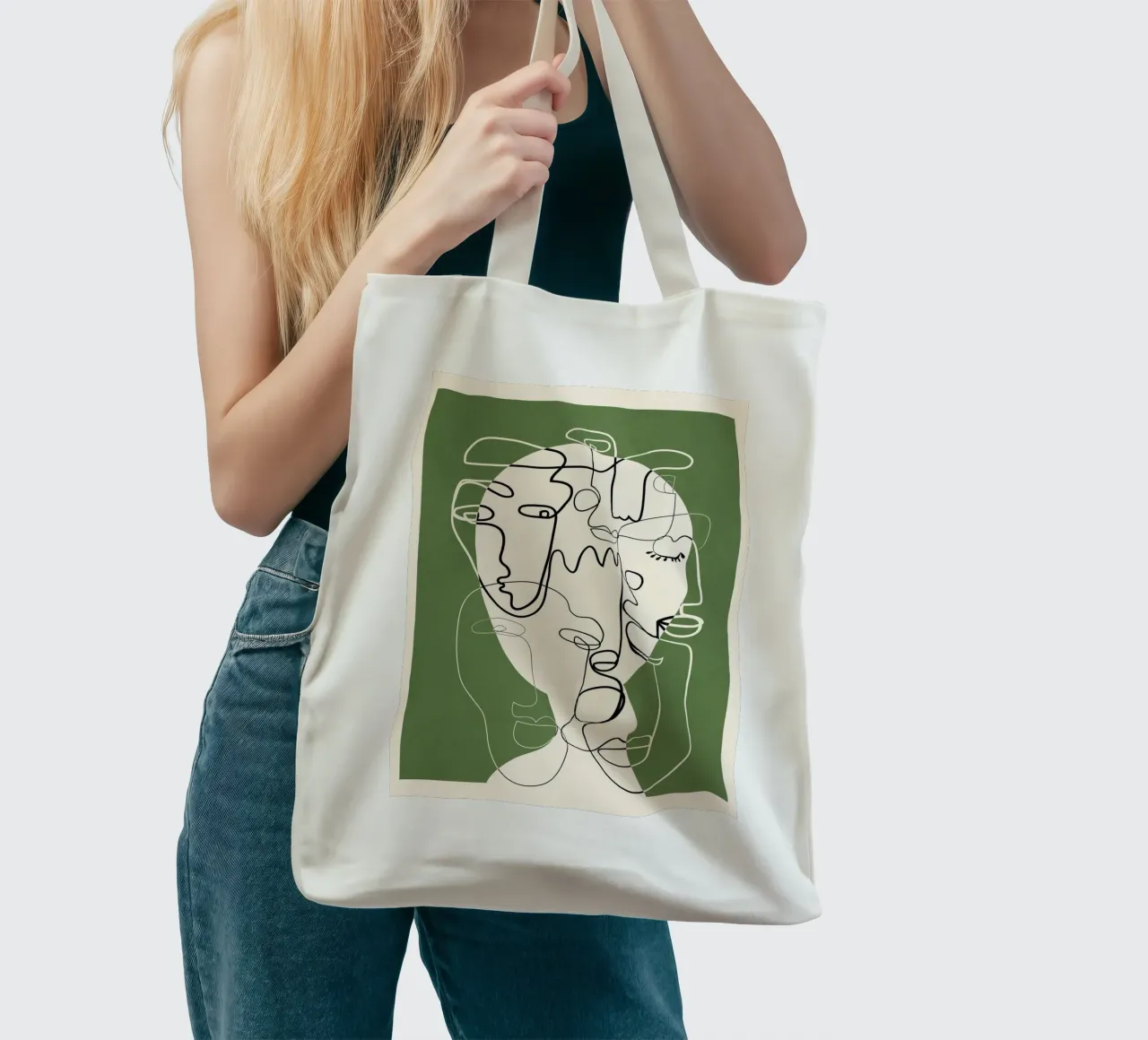 Undefined Thought Flow 2 borsa in juta da Nadjaa