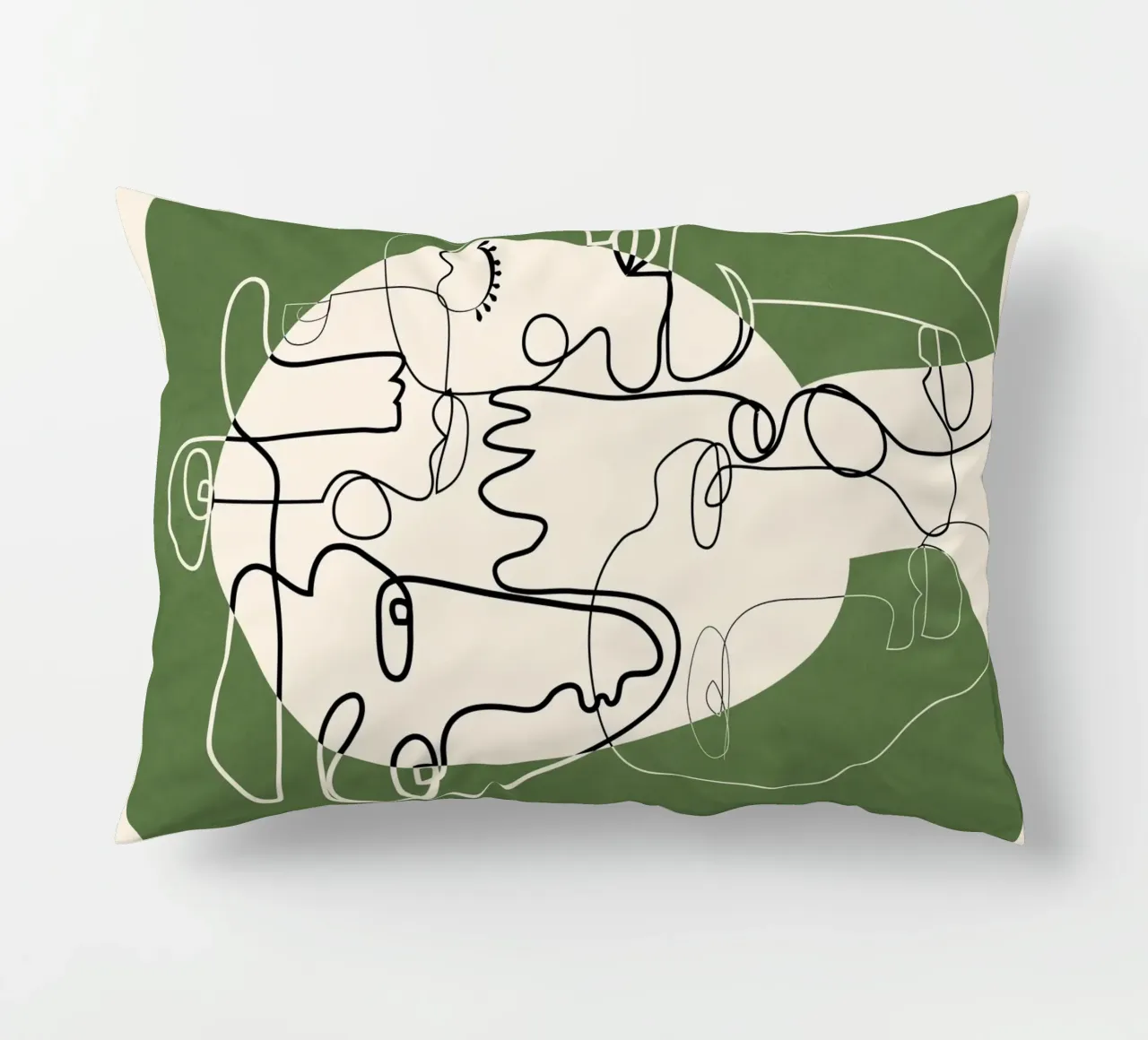 Undefined Thought Flow 2 Kissen von Nadjaa