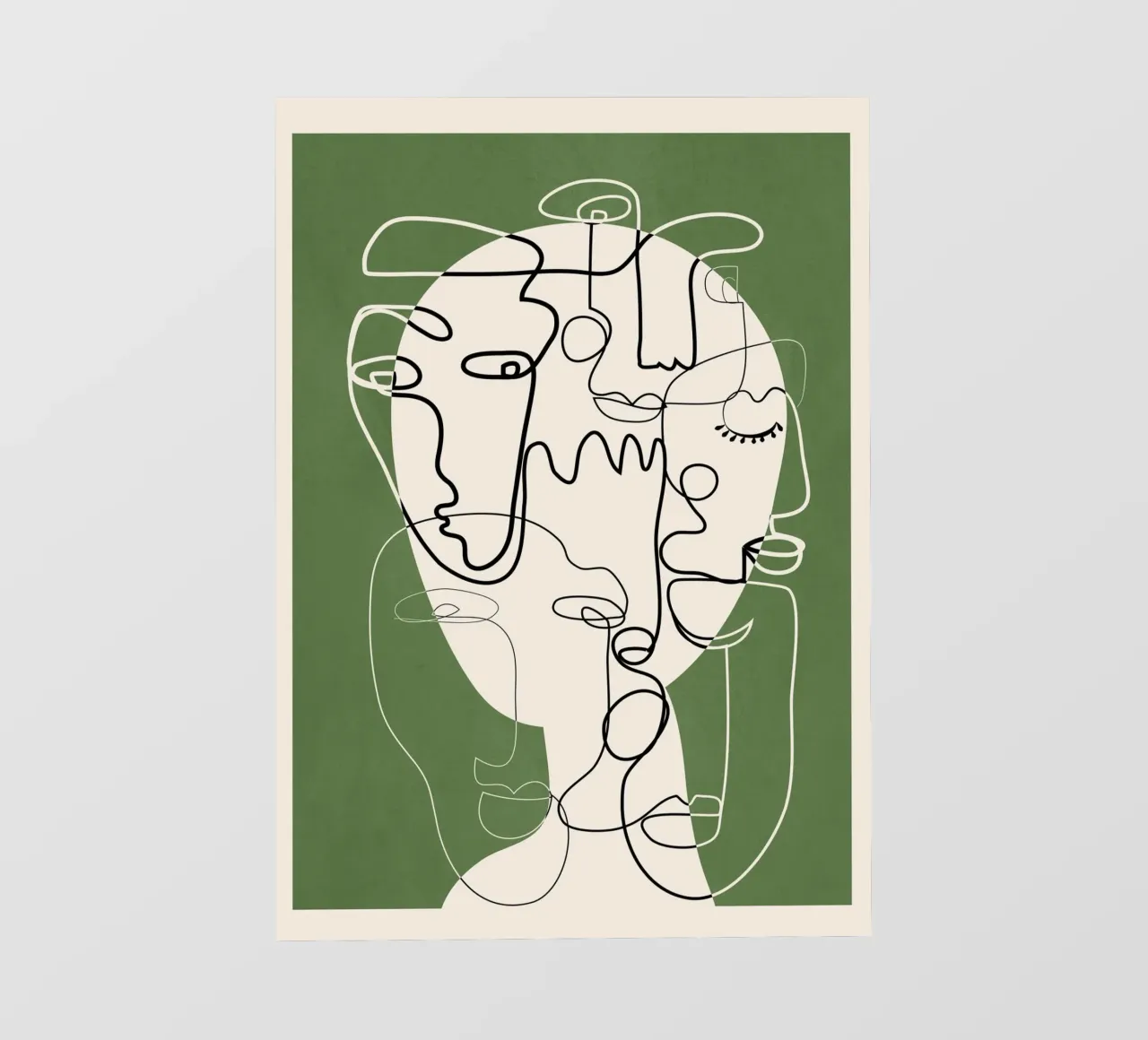 Undefined Thought Flow 2 PVC Plane von Nadjaa