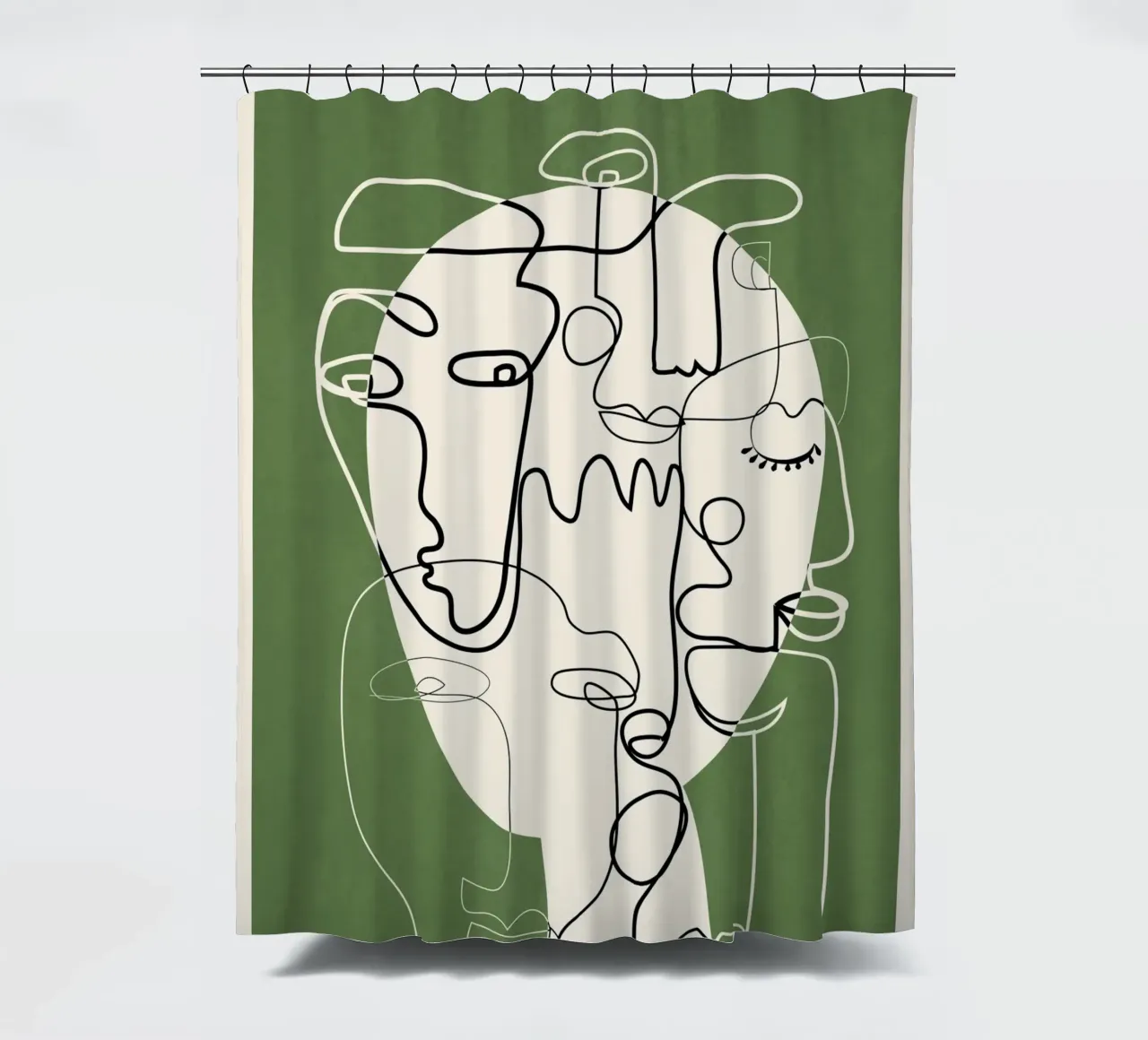 Undefined Thought Flow 2 Duschvorhang von Nadjaa