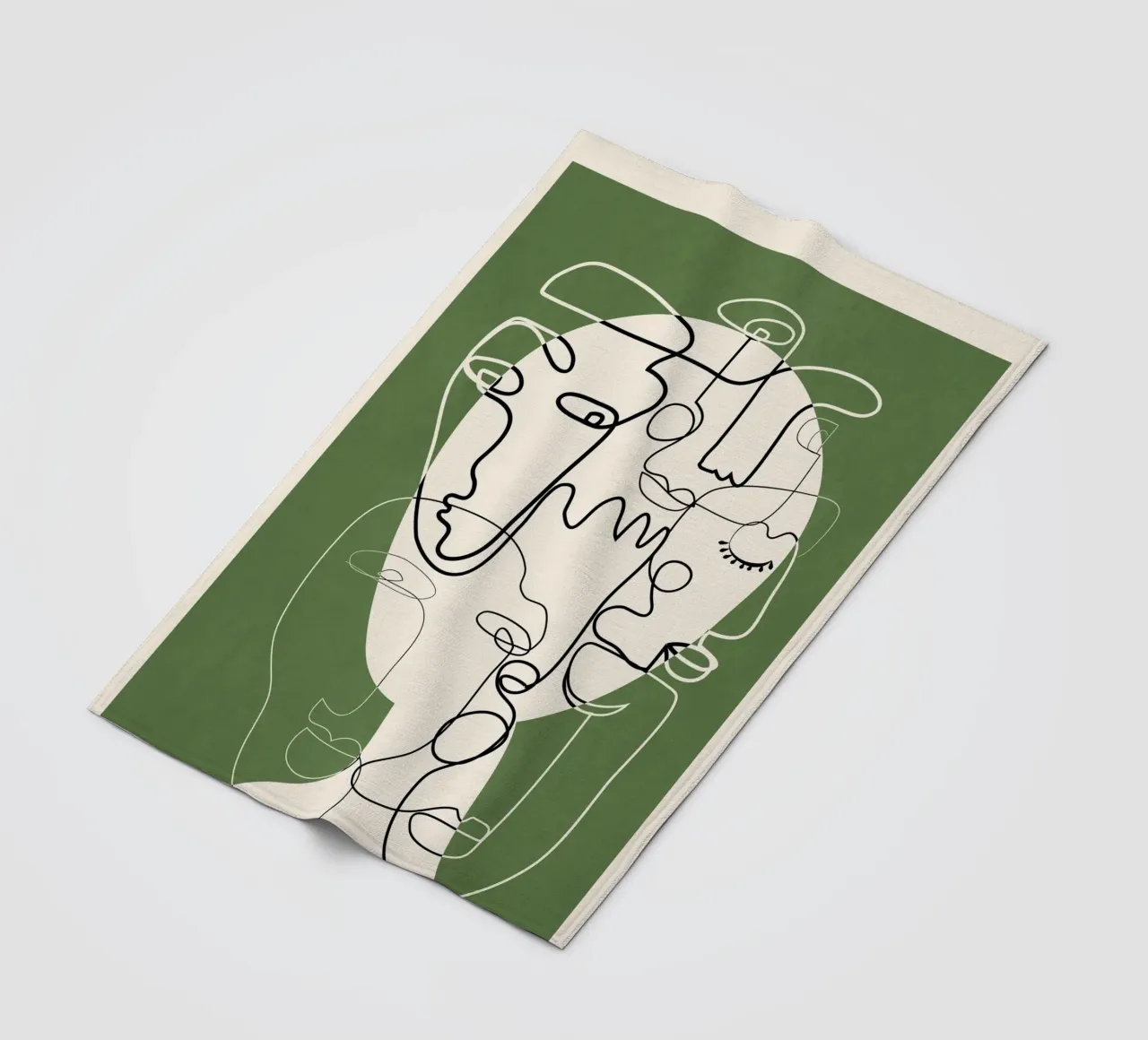 Undefined Thought Flow 2 fleece blanket by Nadjaa