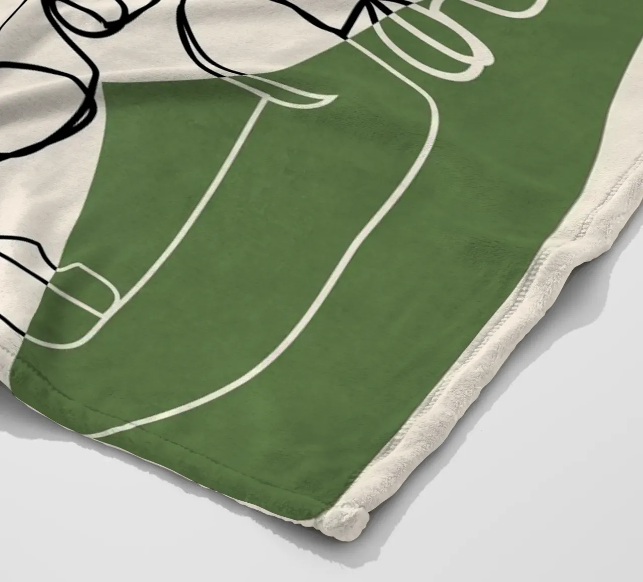 Undefined Thought Flow 2 fleece blanket by Nadjaa