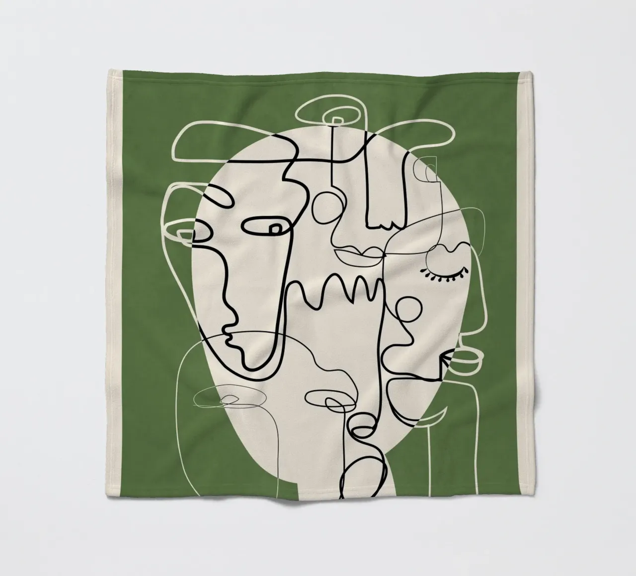 Undefined Thought Flow 2 fleece blanket by Nadjaa