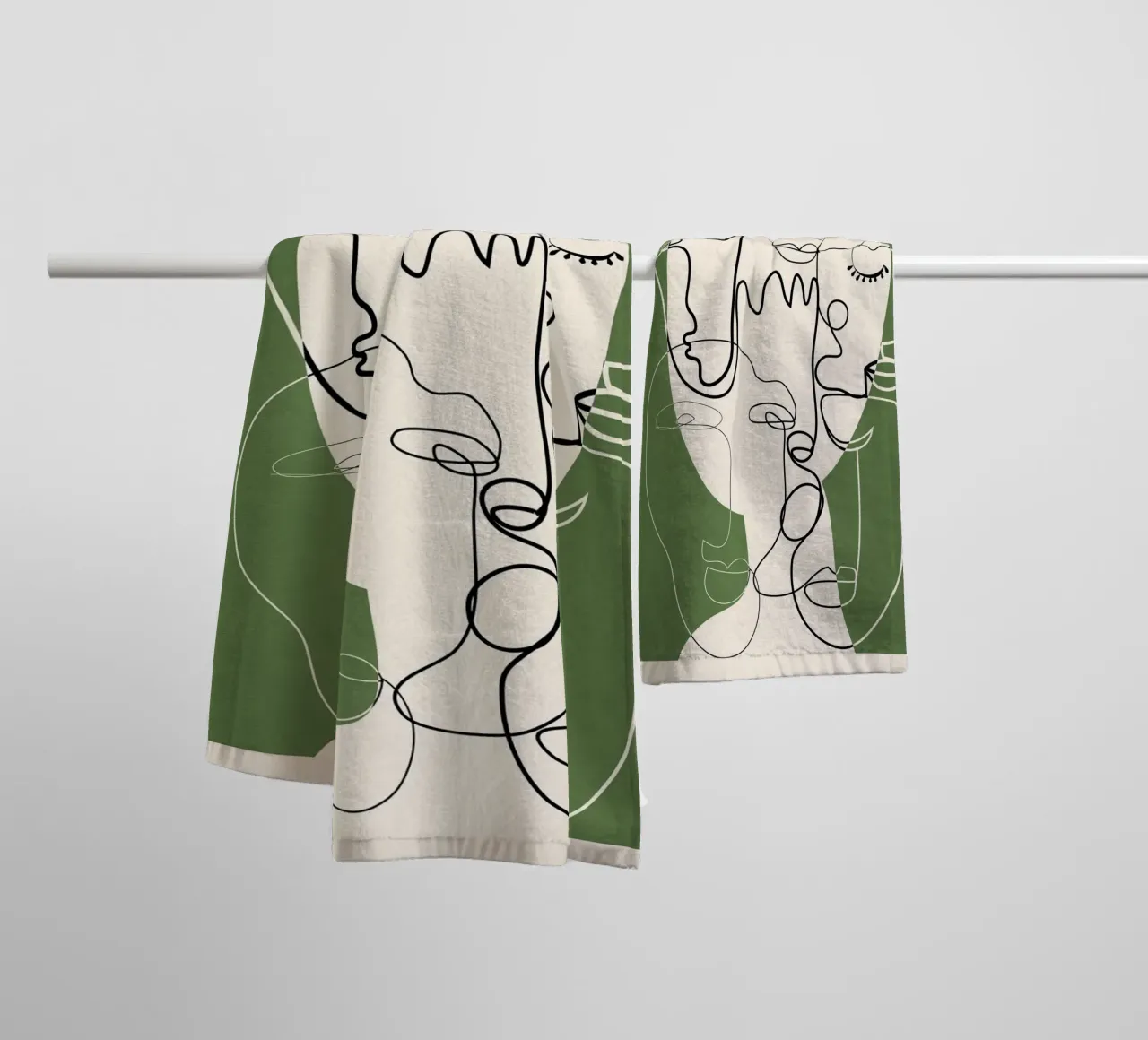 Undefined Thought Flow 2 asciugamano da bagno da Nadjaa