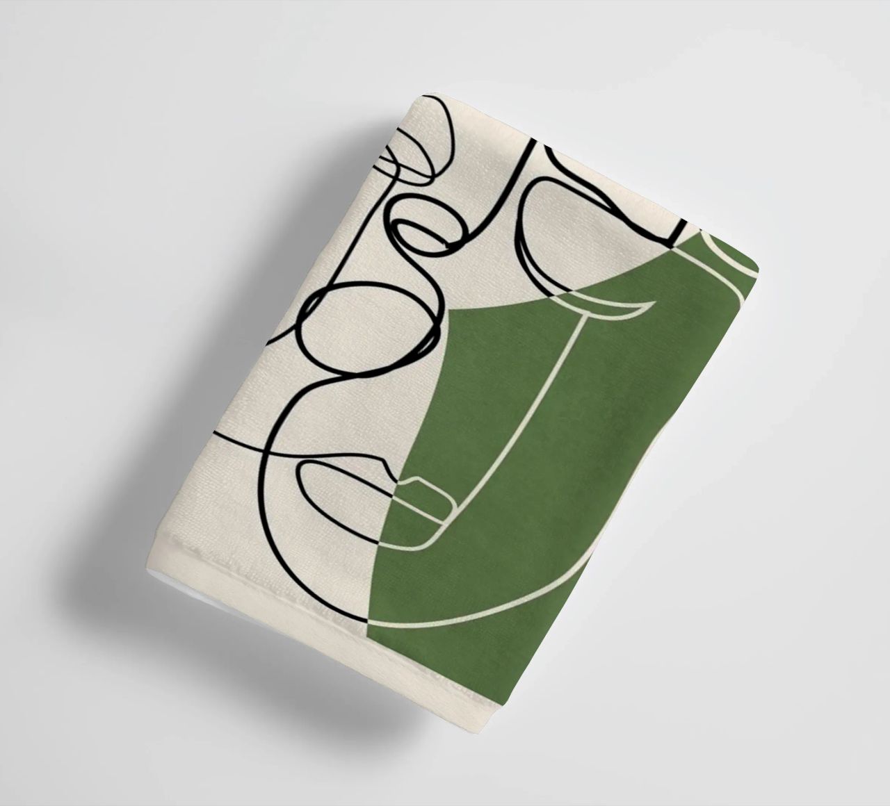 Undefined Thought Flow 2 badhanddoek van Nadjaa