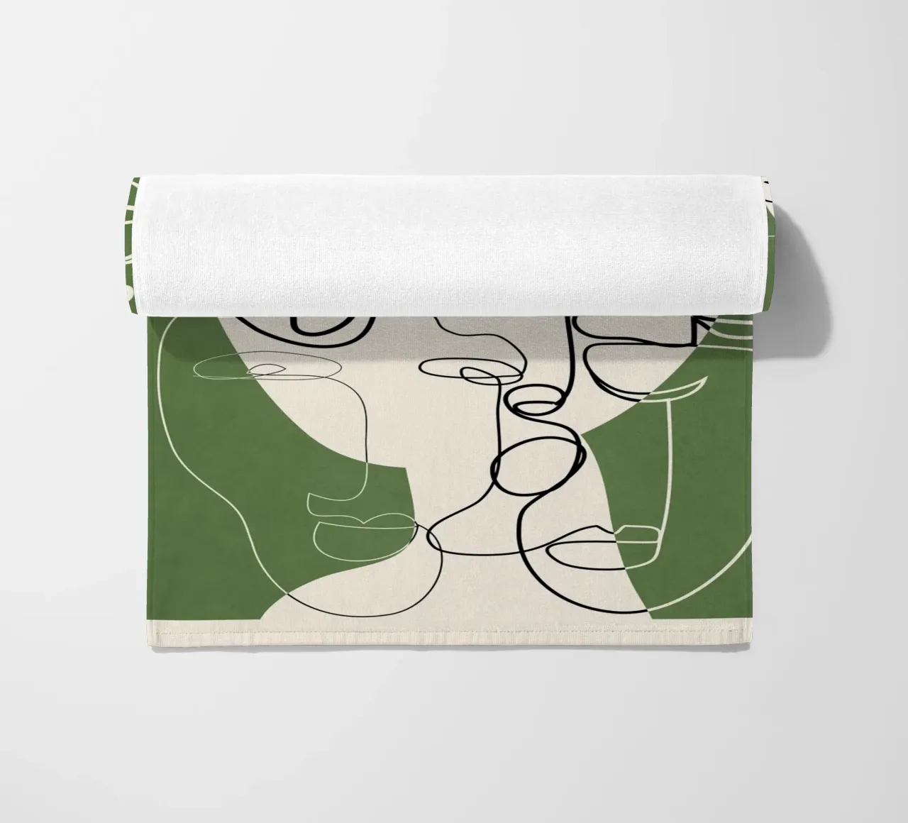 Undefined Thought Flow 2 Strandtuch von Nadjaa