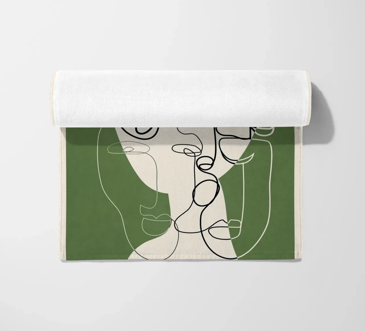 Undefined Thought Flow 2 Strandtuch von Nadjaa
