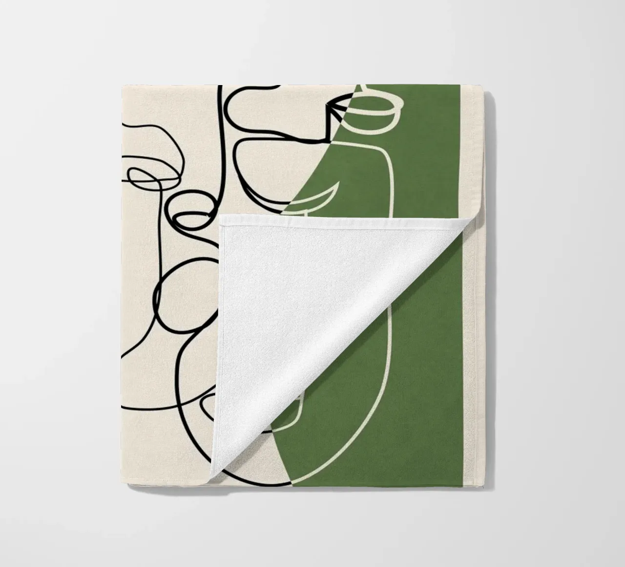 Undefined Thought Flow 2 beach towel by Nadjaa