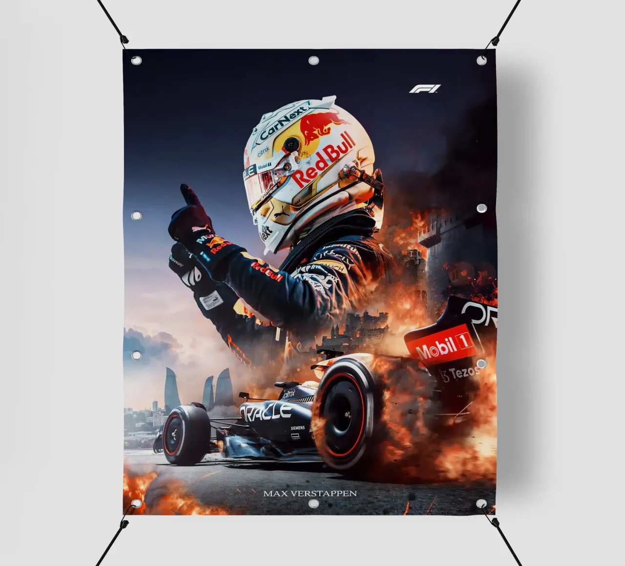 Max Verstappen PVC Plane von Indah Creative