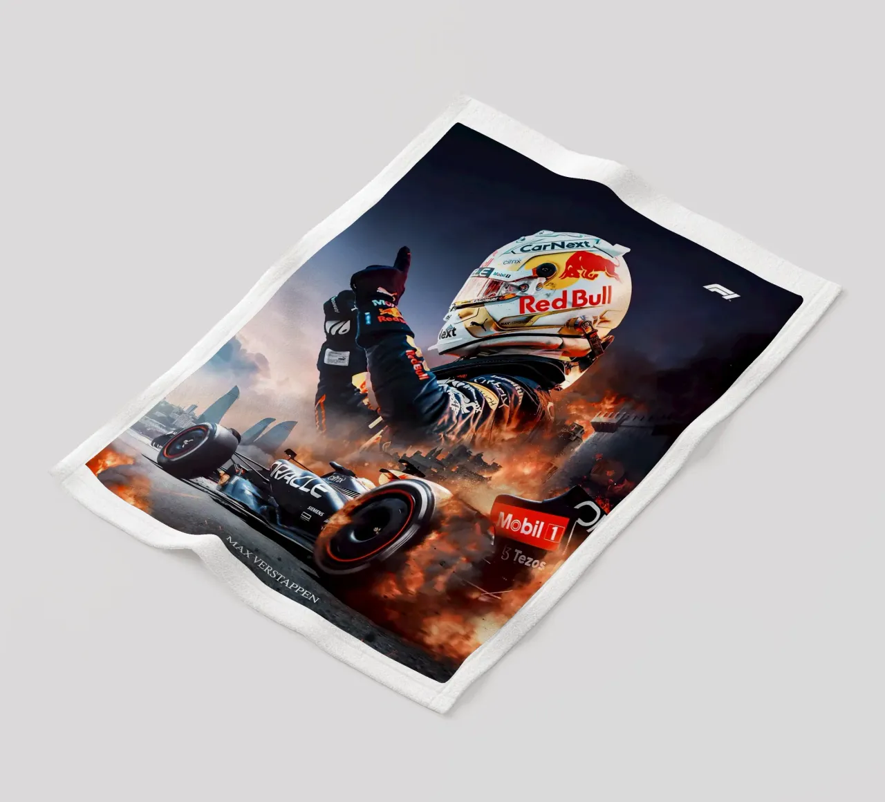 Max Verstappen coperta in pile da Indah Creative