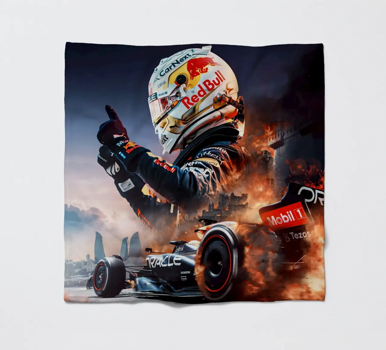 Max Verstappen coperta in pile da Indah Creative