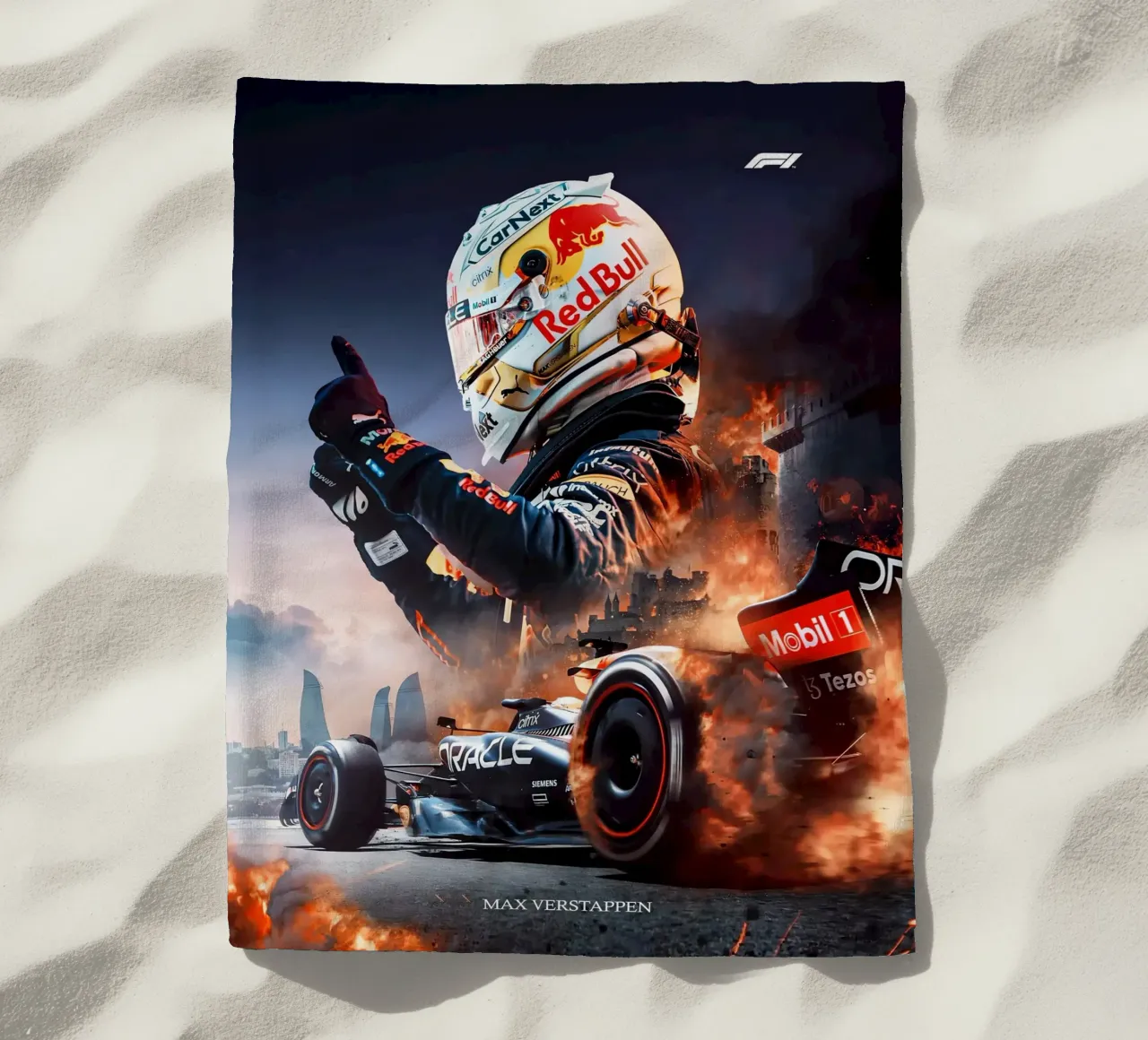 Max Verstappen telo mare da Indah Creative