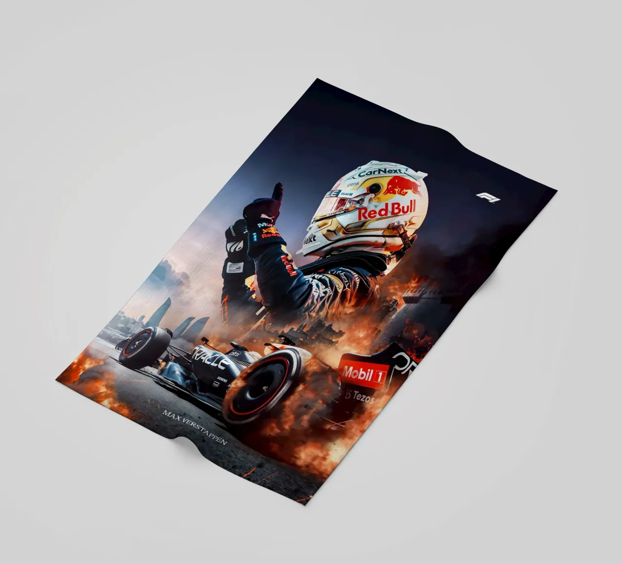 Max Verstappen telo mare da Indah Creative