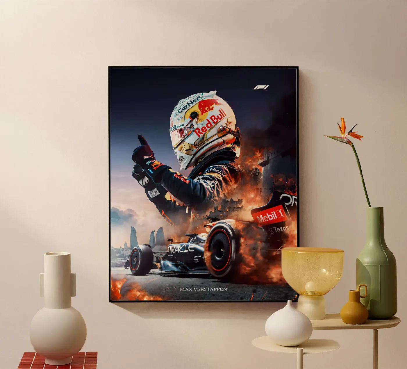 Max Verstappen plexiglass da Indah Creative