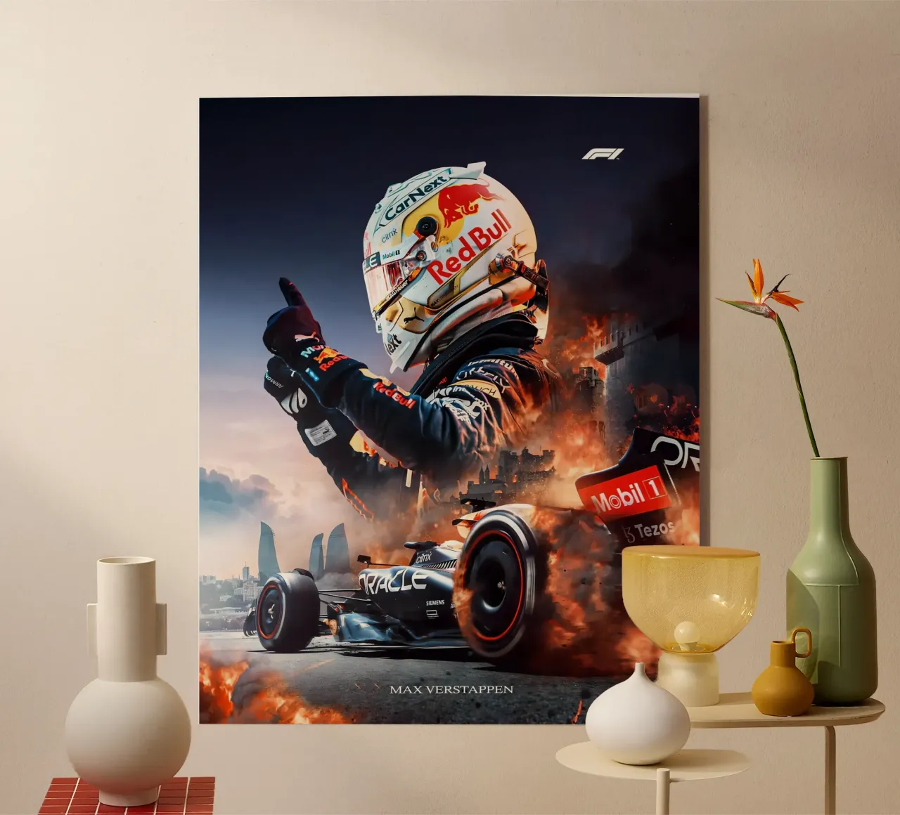 Max Verstappen plexiglass da Indah Creative