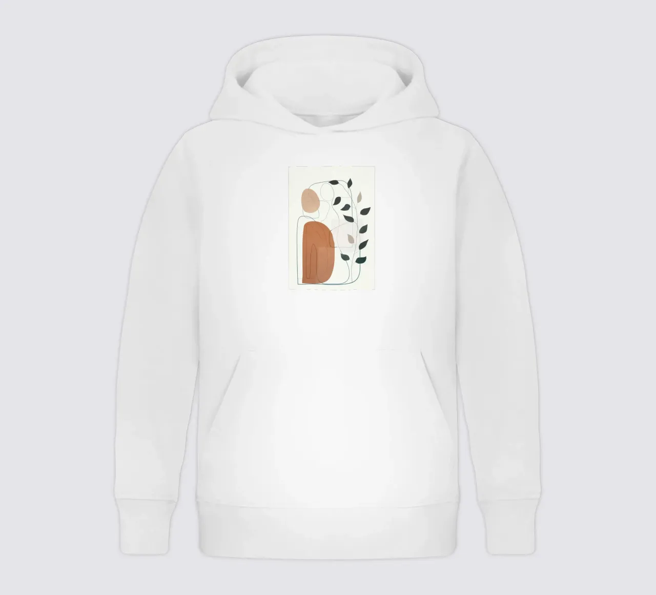 Movement Abstraction 1 Kinder Hoodie von Nadjaa