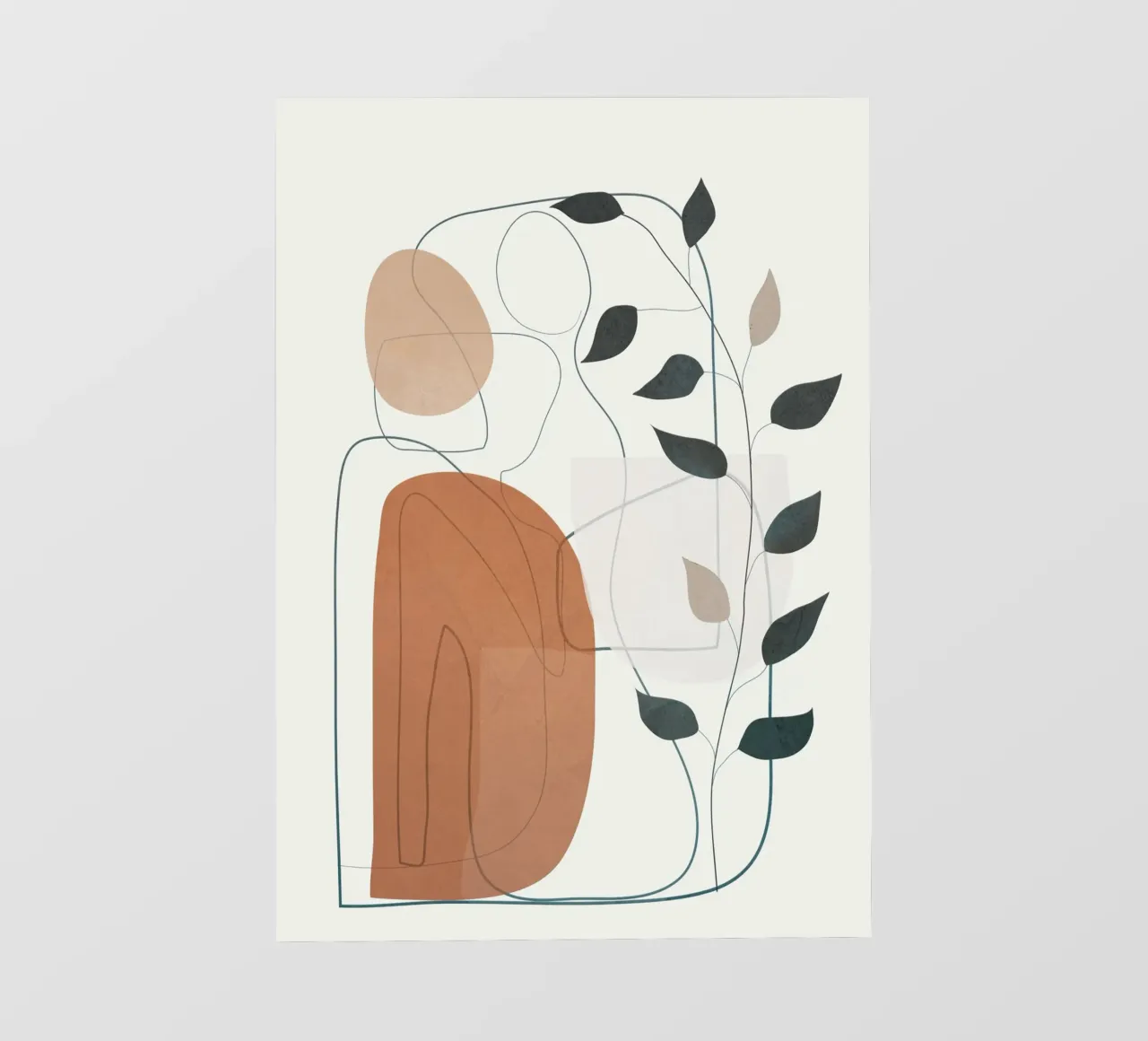 Movement Abstraction 1 telo in pvc da Nadjaa