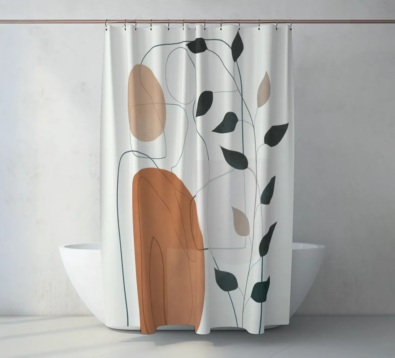 Movement Abstraction 1 tenda da doccia da Nadjaa