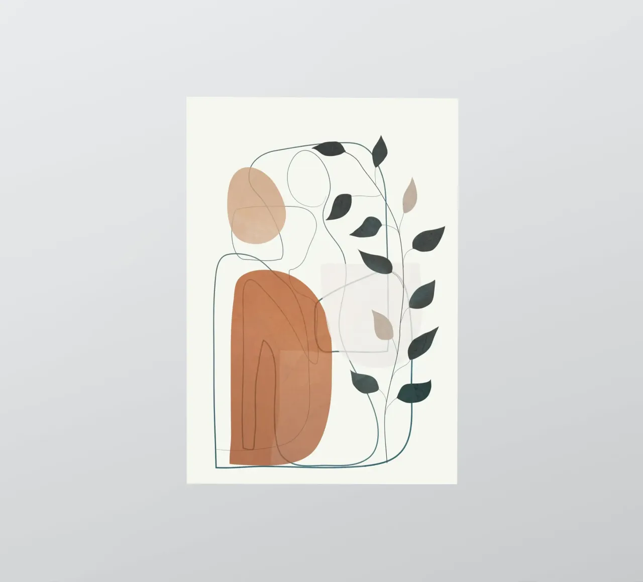 Movement Abstraction 1 autocollant de Nadjaa