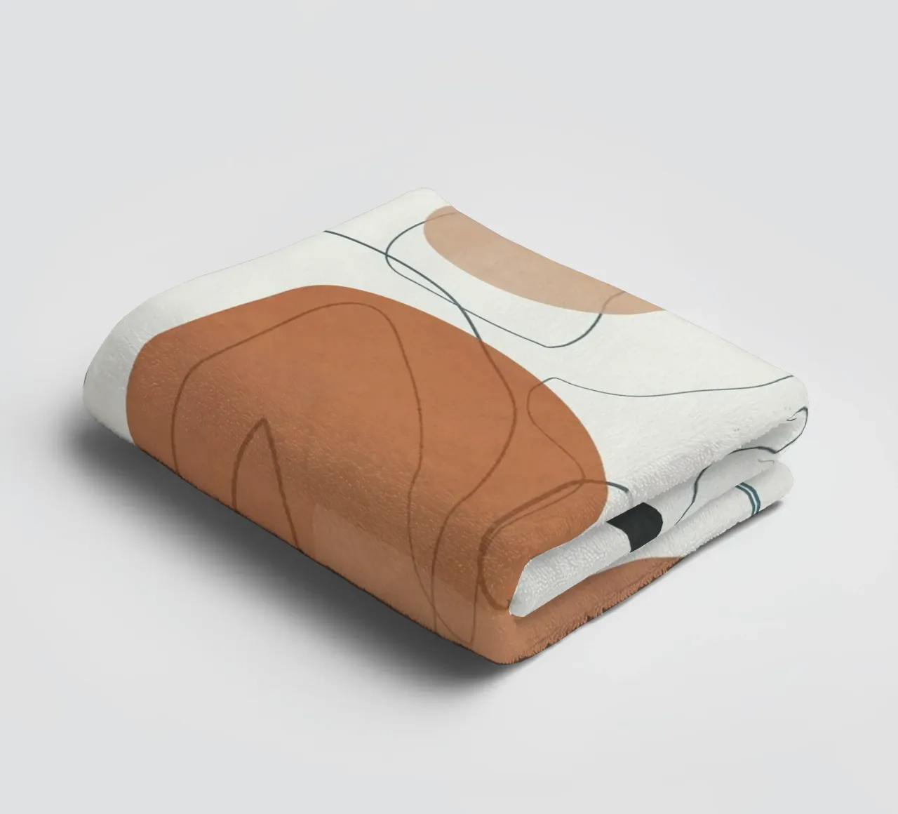 Movement Abstraction 1 badhanddoek van Nadjaa