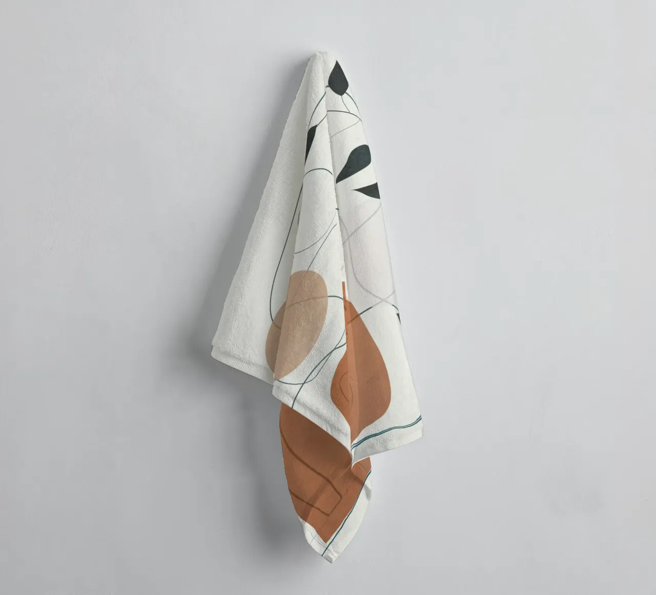 Movement Abstraction 1 badhanddoek van Nadjaa