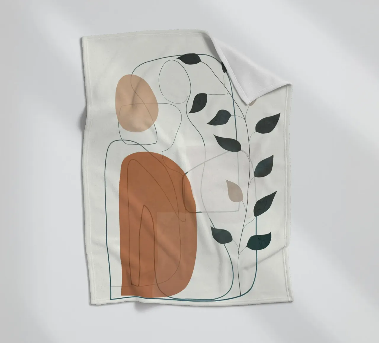 Movement Abstraction 1 coperta in pile da Nadjaa