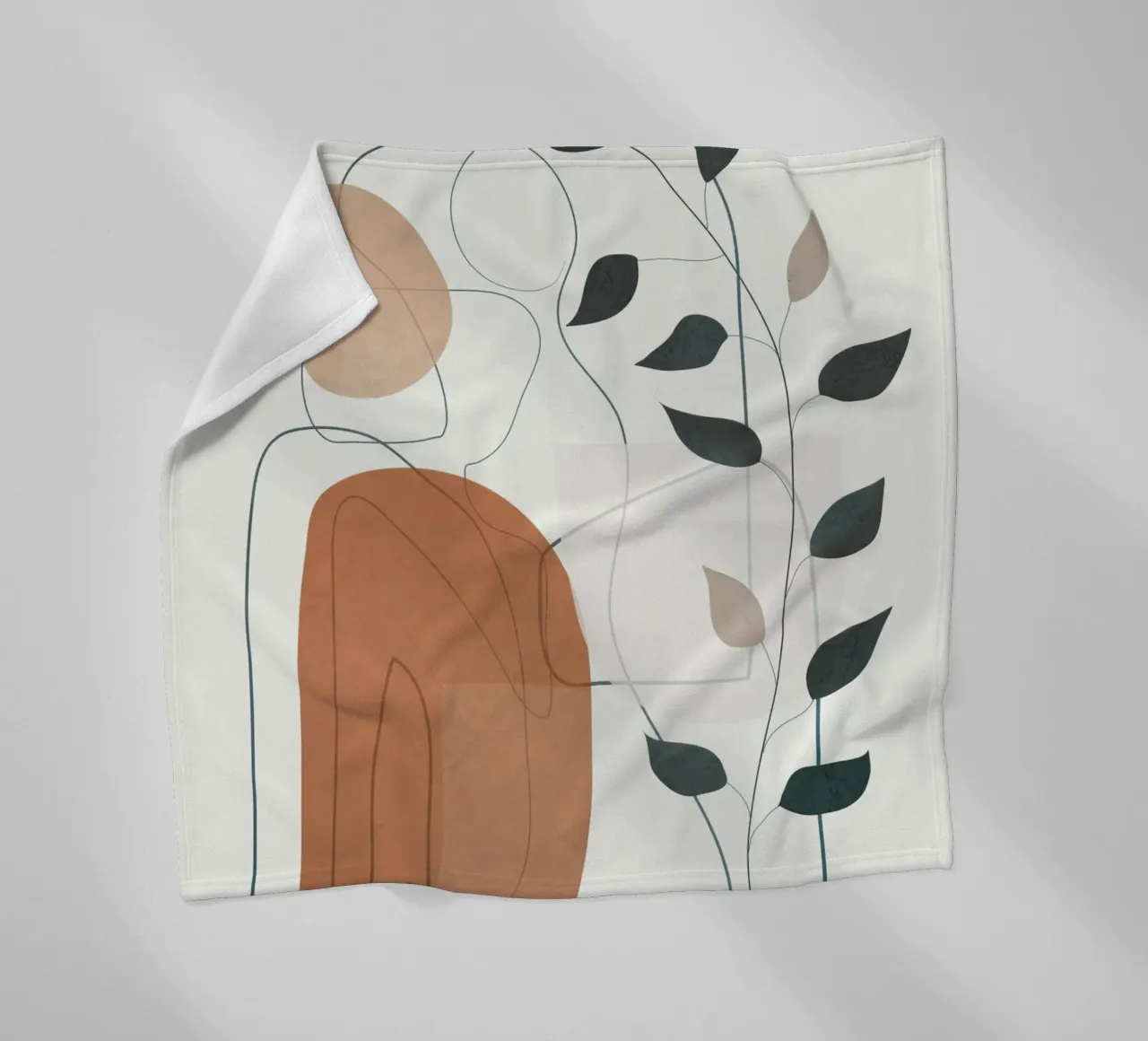 Movement Abstraction 1 coperta in pile da Nadjaa