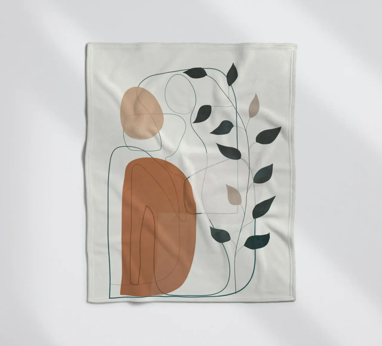 Movement Abstraction 1 coperta in pile da Nadjaa