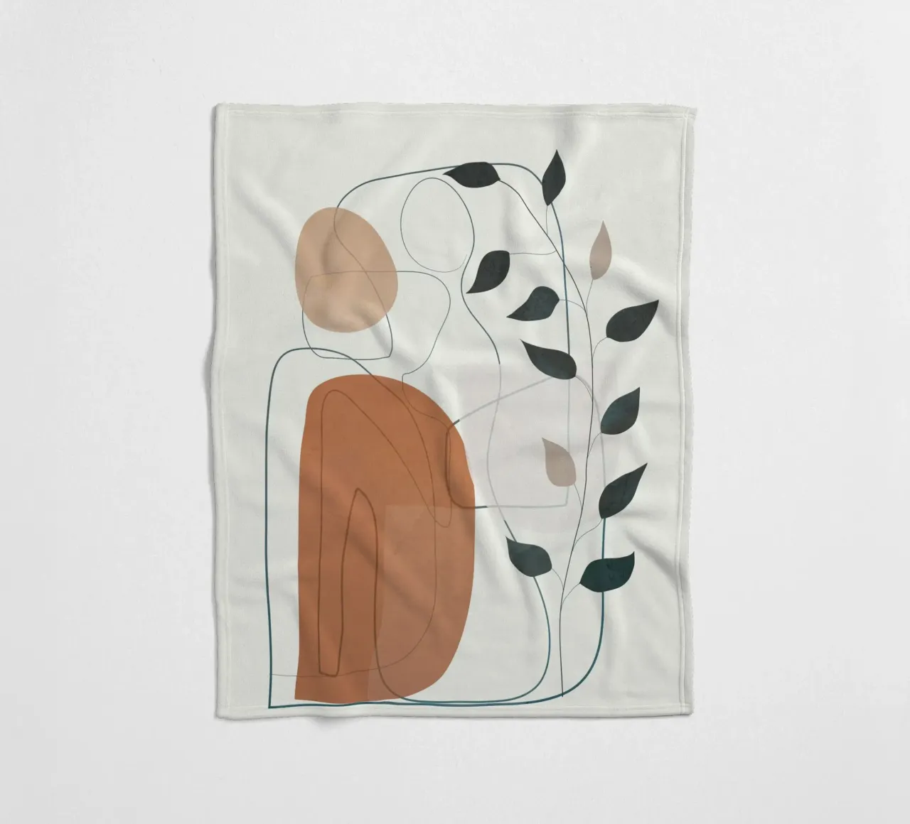 Movement Abstraction 1 coperta in pile da Nadjaa