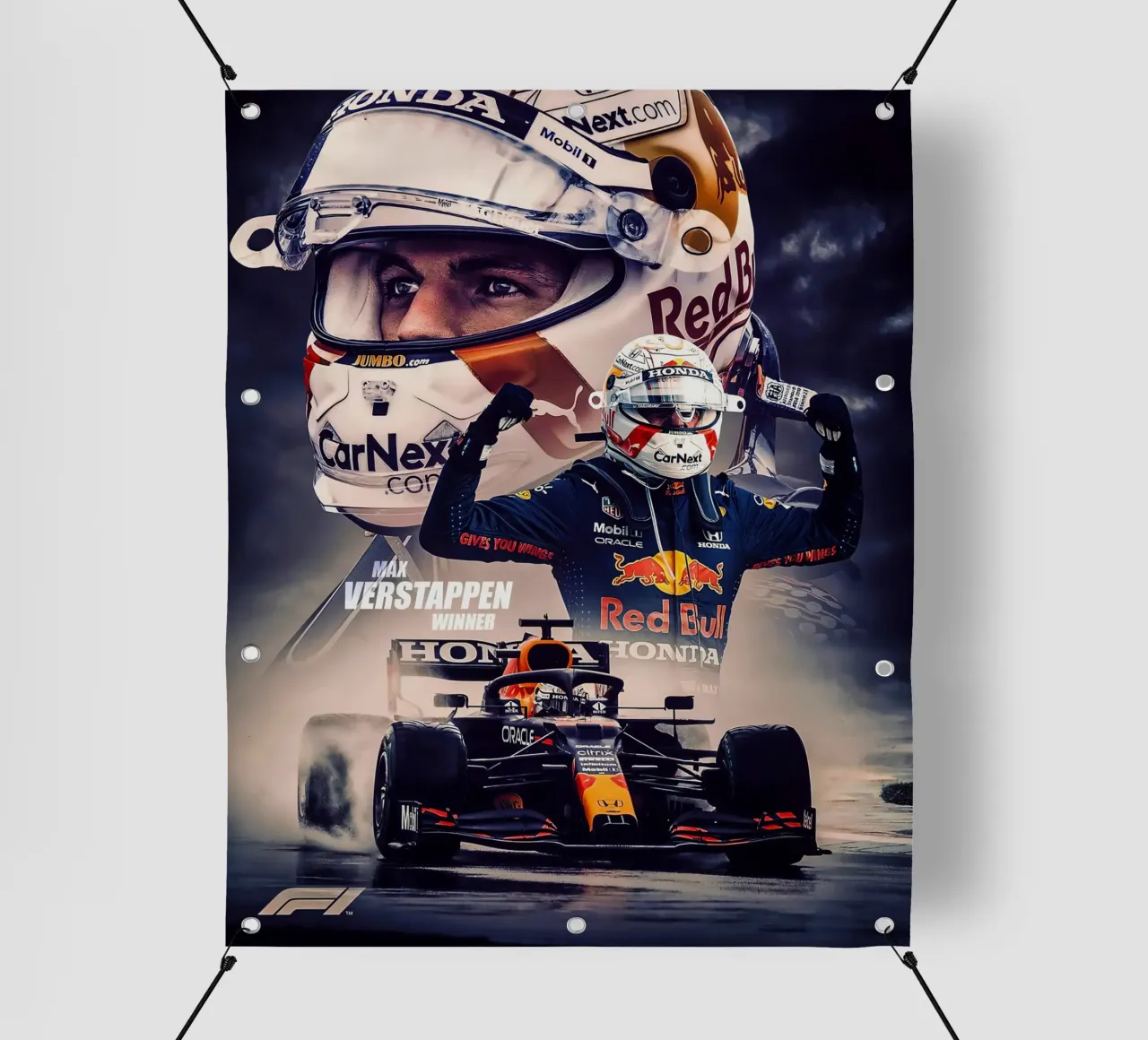 Max Verstappen telo in pvc da Indah Creative