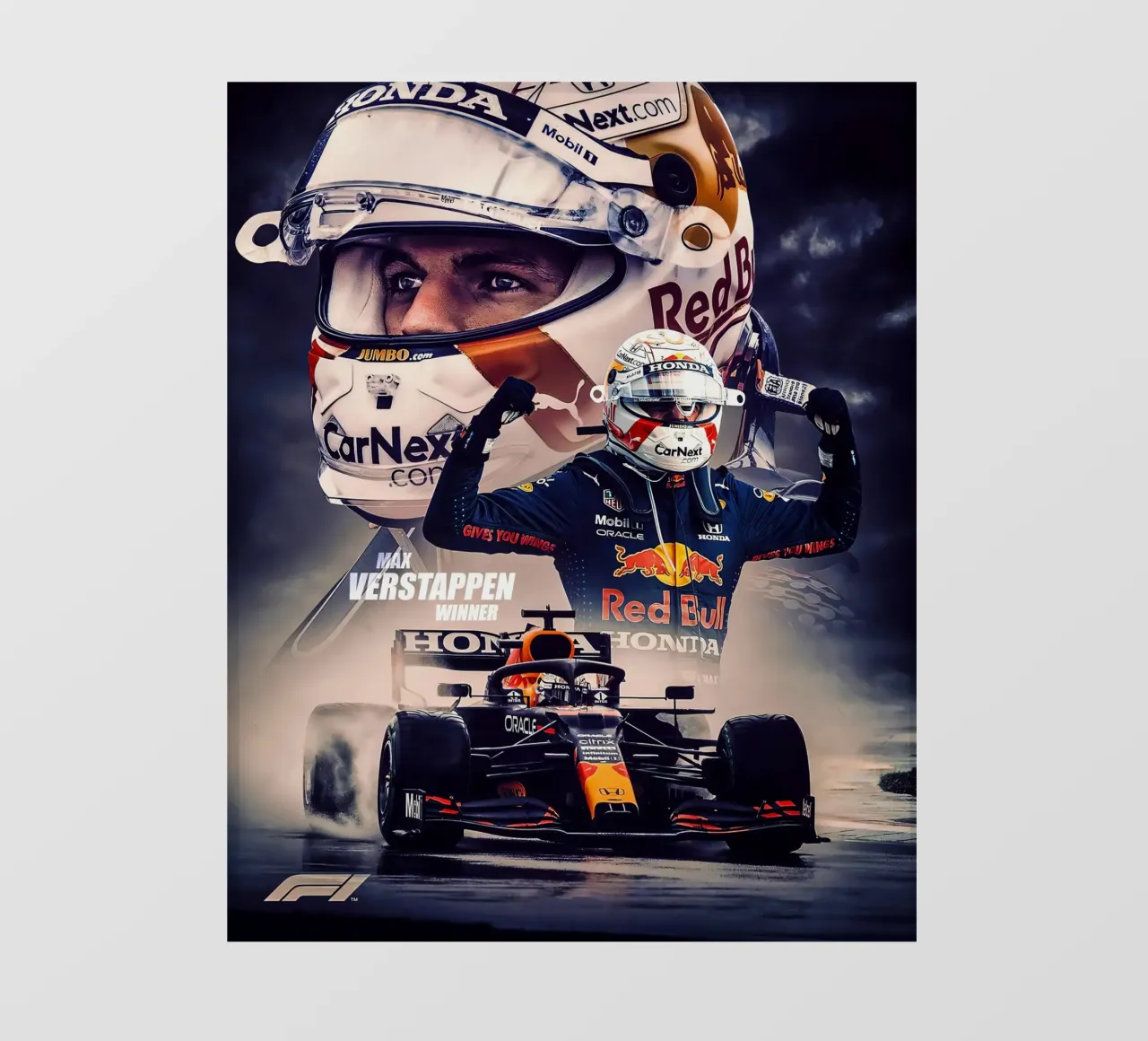 Max Verstappen telo in pvc da Indah Creative